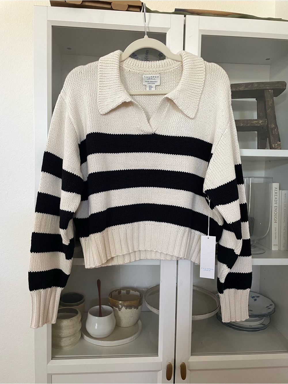 NWT Calypso St. Barth Striped Sweater